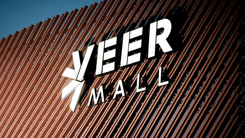 Вывеска для клиента "Veer mall"