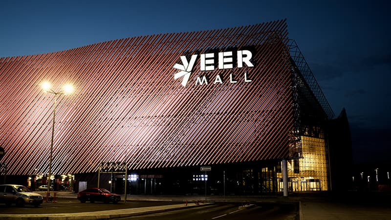 Вывеска для клиента "Veer mall"